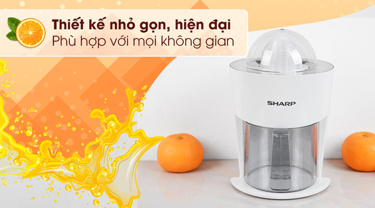 Máy Vắt Cam Sharp EJ-J408-WH - Hàng Chính Hãng