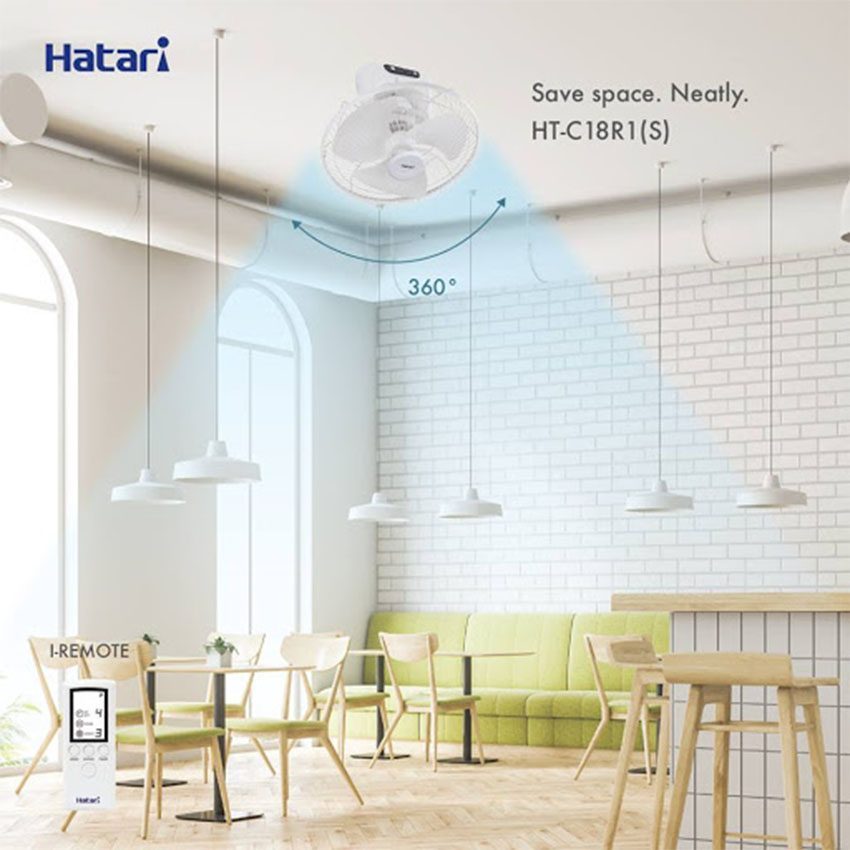 Chức năng của Quạt đảo trần Hatari HT-C18R1 (S) 