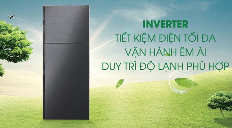 công nghệ inverter-Tủ lạnh H350PGV7(BBK)