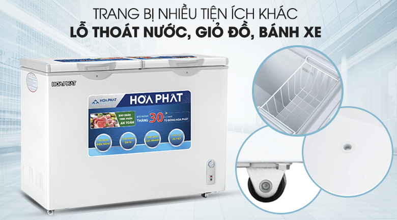 Tủ đông Hòa Phát HCF 606S2Đ2 - Một số tiện ích khác của tủ đông Hòa Phát HCF 606S2Đ2